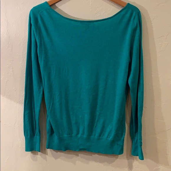 Banana Republic green long sleeve sweater. Size L - Picture 7 of 10